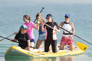 paddle lessons for kids dubai Kite N surf Nessnass beach